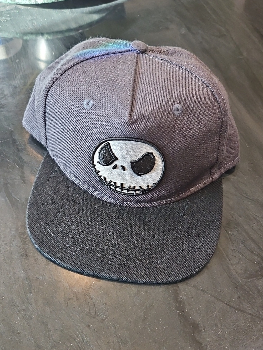 Jack Skellington Nightmare Before Christmas Black Snapback